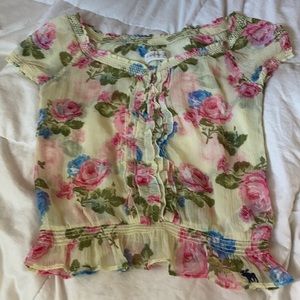 Abercrombie and Fitch floral top